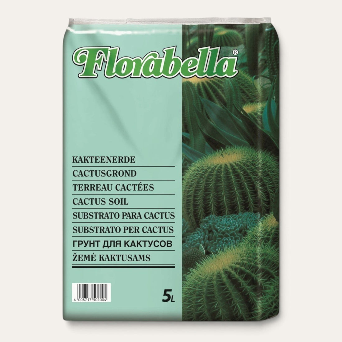 Exotica Plants Store Florabella 5-liter premium cactus and succulent potting soil mix bag with drainage features